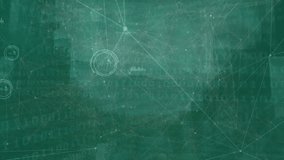 Animation of clock moving fast with networks over binary coding. global computing, data processing and digital interface concept digitally generated video. - Powered by Shutterstock - Get 15% off with code: PIKWIZARD15