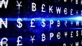 Animation of data processing and shapes over server room. Global business data processing digital interface and connections concept digitally generated video. - Powered by Shutterstock - Get 15% off with code: PIKWIZARD15