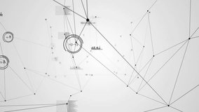 Animation of network of connections and data processing over background. science and data processing concept digitally generated video. - Powered by Shutterstock - Get 15% off with code: PIKWIZARD15