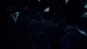 Animation of rotating globe and math formulas on black background. science, human biology, math and technology concept digitally generated video. - Powered by Shutterstock - Get 15% off with code: PIKWIZARD15