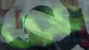 Animation of light trails with data processing over diverse schoolchildren. Global business, computing and digital interface concept digitally generated video. - Powered by Shutterstock - Get 15% off with code: PIKWIZARD15