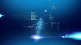 Animation of statistics and data processing over globe. Global connections, computing and data processing concept digitally generated video. - Powered by Shutterstock - Get 15% off with code: PIKWIZARD15