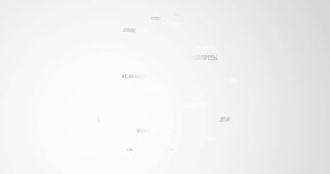 Animation of network of connections over spinning globe against grey background. Global networking and business technology concept - Powered by Shutterstock - Get 15% off with code: PIKWIZARD15