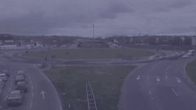 Animation of data processing over road traffic in city. Travel, transport, traffic and data processing concept digitally generated video. - Powered by Shutterstock - Get 15% off with code: PIKWIZARD15