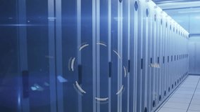 Animation of dna structure over round scanner and data processing against computer server room. Computer interface and business data storage technology concept - Powered by Shutterstock - Get 15% off with code: PIKWIZARD15