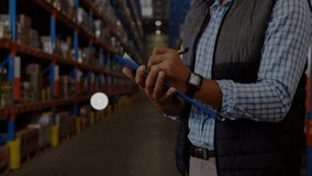 Animation of network of connections over caucasian warehouse worker. global shipping, delivery and connections concept digitally generated video. - Powered by Shutterstock - Get 15% off with code: PIKWIZARD15