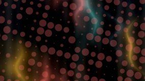 Abstract Wavy Light Trails and Polka Dots on Dark Background - Powered by Shutterstock - Get 15% off with code: PIKWIZARD15