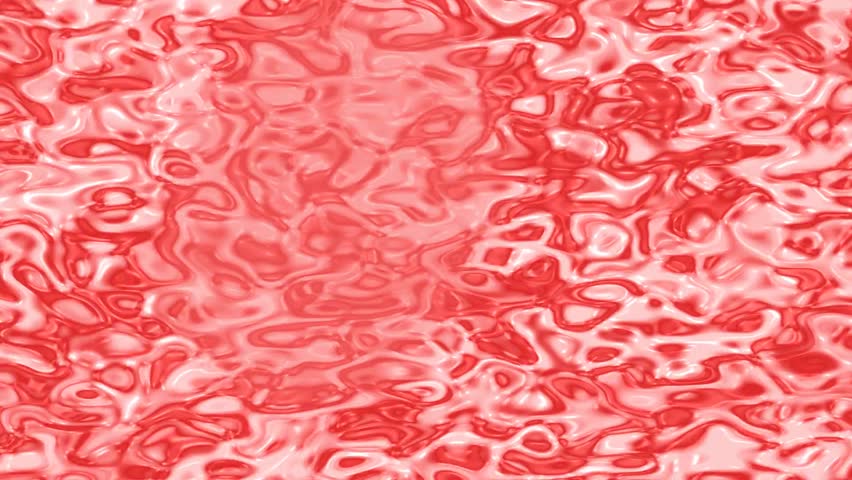 A close up showing flowing red liquid with reflective surfaces and swirling patterns creating a glossy, dreamlike atmosphere
