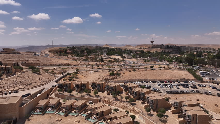 Aerial Beresheet Hotel Mitzpe Ramon desert Israel

Drone footage shows Beresheet Hotel Mitzpe Ramon desert Israel on 20 January 2026

