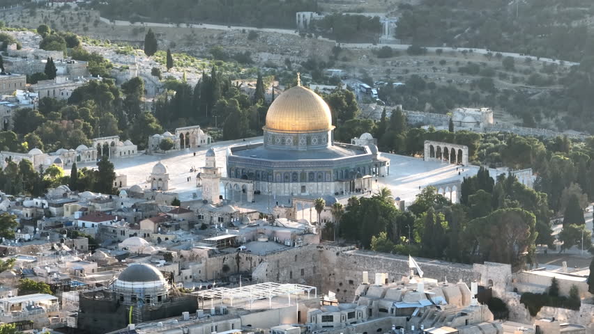 Aerial Jerusalem Old City Temple Mount Israel

Drone footage shows Jerusalem Old City and Temple Mount Israel on 20 January 2026 today
