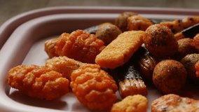 Assorted Japanese Rice Crackers and Snacks Mix Arare Senbei with Seaweed - Traditional Asian Savory Snack Food - Powered by Shutterstock - Get 15% off with code: PIKWIZARD15
