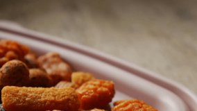Assorted Japanese Rice Crackers and Snacks Mix Arare Senbei with Seaweed - Traditional Asian Savory Snack Food - Powered by Shutterstock - Get 15% off with code: PIKWIZARD15