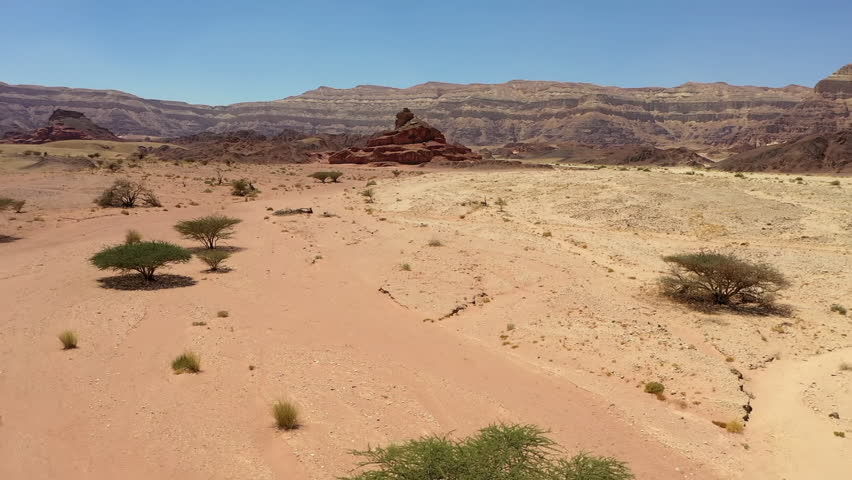 Aerial Timna Valley Desert Landscape Southern Israel

Drone footage showing Timna Valley desert formations and arid terrain January 20 2026 Israel
