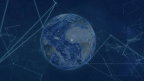 Animation of network of connections with people icons over globe. global connections, networks and digital interface concept digitally generated video. - Powered by Shutterstock - Get 15% off with code: PIKWIZARD15