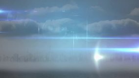 Animation of network of connections with icons over world map. Global connections digital interface technology and networking concept digitally generated video. - Powered by Shutterstock - Get 15% off with code: PIKWIZARD15