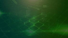 Animation of online security padlock, data processing over grid. global data processing, business and digital interface concept digitally generated video. - Powered by Shutterstock - Get 15% off with code: PIKWIZARD15