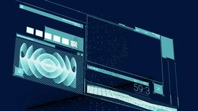 Animation of data processing over digital human. global business and digital interface concept digitally generated video. - Powered by Shutterstock - Get 15% off with code: PIKWIZARD15