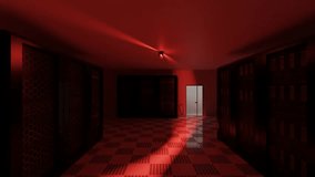 Futuristic data center corridor illuminated by red emergency lighting, featuring rows of server racks and network infrastructure. Concept of cybersecurity, cloud computing, artificial intelligence, data storage, system failure, power outage, digital security, and high-tech information technology. Ideal for themes of cyber risk, technology background, disaster recovery, surveillance, and modern IT infrastructure. - Powered by Shutterstock - Get 15% off with code: PIKWIZARD15