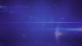 Animation of network of connections and light trails against blue background. Global networking and business technology concept - Powered by Shutterstock - Get 15% off with code: PIKWIZARD15