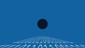 Animation of network of digital icons over binary coding data processing against blue background. Global networking and business technology concept - Powered by Shutterstock - Get 15% off with code: PIKWIZARD15