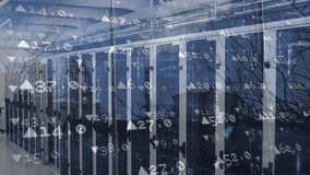 This video depicts digital data processing flowing through a network of computer servers in a server room. The video shows how financial data and graphs can be processed and analyzed globally to help - Powered by Shutterstock - Get 15% off with code: PIKWIZARD15
