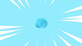 Comic speech bubbles yeah text animation with speed line background - Powered by Shutterstock - Get 15% off with code: PIKWIZARD15