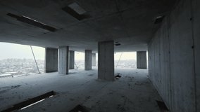 Unfinished concrete building interior with columns - Powered by Shutterstock - Get 15% off with code: PIKWIZARD15