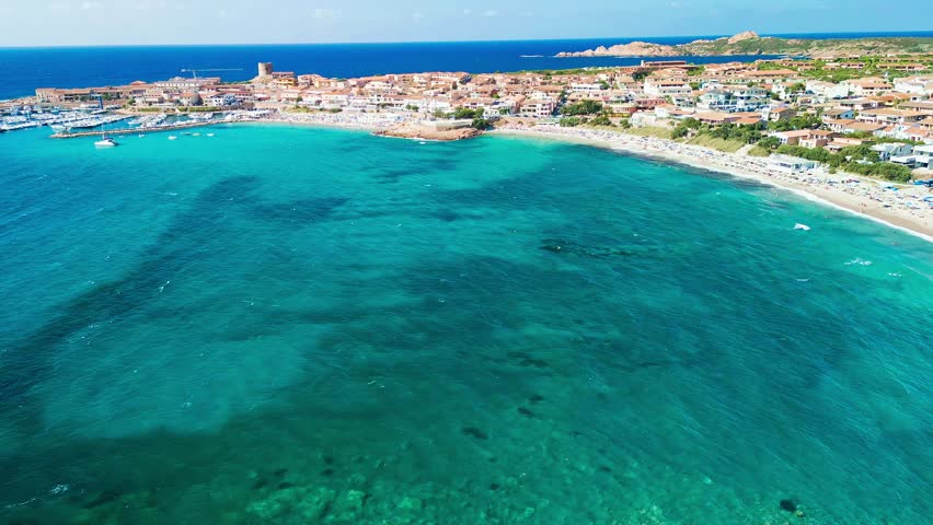Long Beach - Longa Beach and Port Beach - Spiaggia del Porto at Isola Rossa, Sardinia