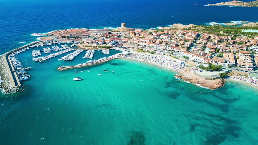 Long Beach - Longa Beach and Port Beach - Spiaggia del Porto at Isola Rossa, Sardinia