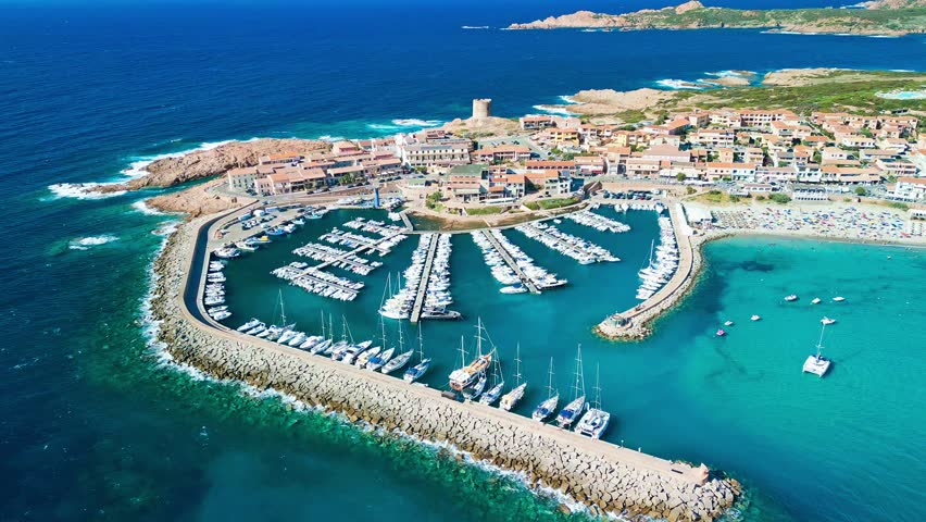 Long Beach - Longa Beach and Port Beach - Spiaggia del Porto at Isola Rossa, Sardinia