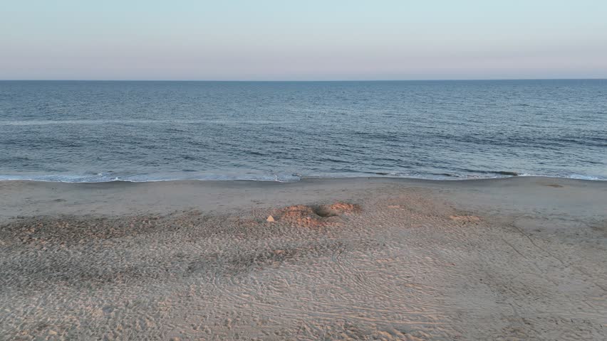 The sunset on the Atlantic Ocean, Rehoboth Beach
