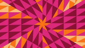 Dynamic animation of geometric patterns with vibrant colors and abstract shapes. Perfect for backgrounds and visual effects. - Powered by Shutterstock - Get 15% off with code: PIKWIZARD15