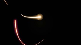 Dynamic light trails against a black background, creating abstract and artistic visuals. The motion creates engaging and unique patterns. - Powered by Shutterstock - Get 15% off with code: PIKWIZARD15