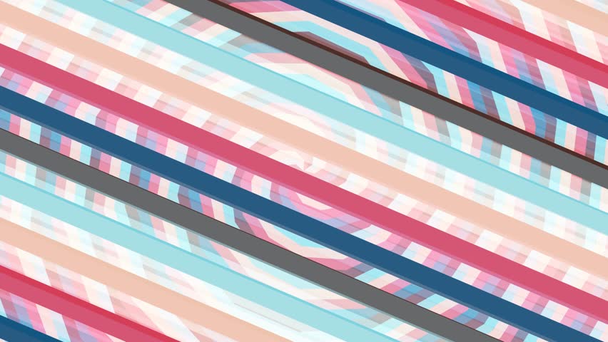 Animated video of a vibrant striped pattern