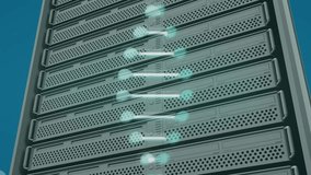 Composition of computer server processing. Global data processing computing and technology concept digitally generated image. - Powered by Shutterstock - Get 15% off with code: PIKWIZARD15