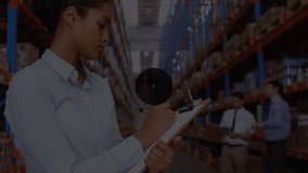 The online technology network is a digital interface that connects businesses and workers globally. Global shipping connections and data processing concept digitally generated video. - Powered by Shutterstock - Get 15% off with code: PIKWIZARD15