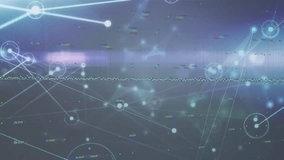 Animation of network of connections over globe. Global business and digital interface concept digitally generated video. - Powered by Shutterstock - Get 15% off with code: PIKWIZARD15