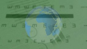 Animation of financial data processing over dice and american dollar dice in dice. Global business finances and digital interface concept digitally generated video. - Powered by Shutterstock - Get 15% off with code: PIKWIZARD15