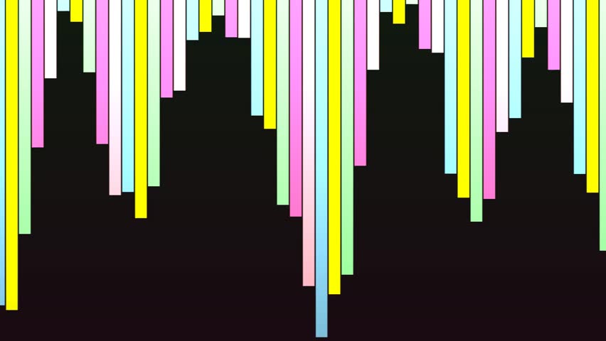 Vibrant abstract animation featuring a mesmerizing array of colorful pastel diagonal lines and geometric shapes, perfect for contemporary digital art and motion graphics