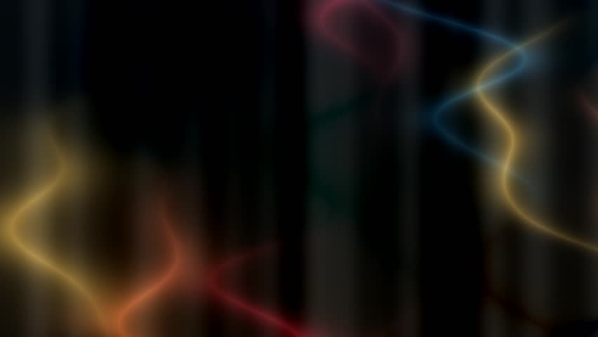 Mesmerizing abstract light with luminous red, blue, and yellow hues forming organic wavy lines, creating a futuristic and energetic visual effect ideal for technology, science, or artistic presentations