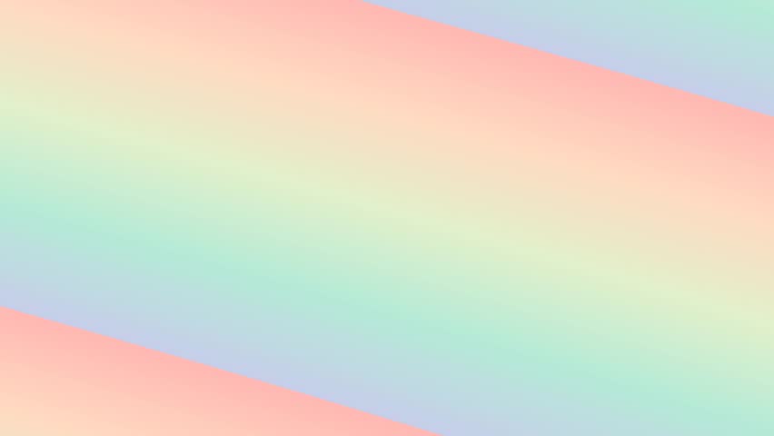 Abstract holographic gradient background with an iridescent blend of soft peach, yellow, mint green, sky blue, and light pink, featuring smooth diagonal transitions for modern design.