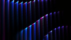 Abstract neon wave animation with glowing digital lines flowing on dark background. Abstract concept of sound waves, audio equalizer and artificial intelligence technology. Slow smooth 4K loop motion - Powered by Shutterstock - Get 15% off with code: PIKWIZARD15