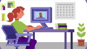 Multi-Screen Grid Showing Diverse Students and Teachers in a Virtual Classroom, Concept of E-Learning and Online Education - Powered by Shutterstock - Get 15% off with code: PIKWIZARD15