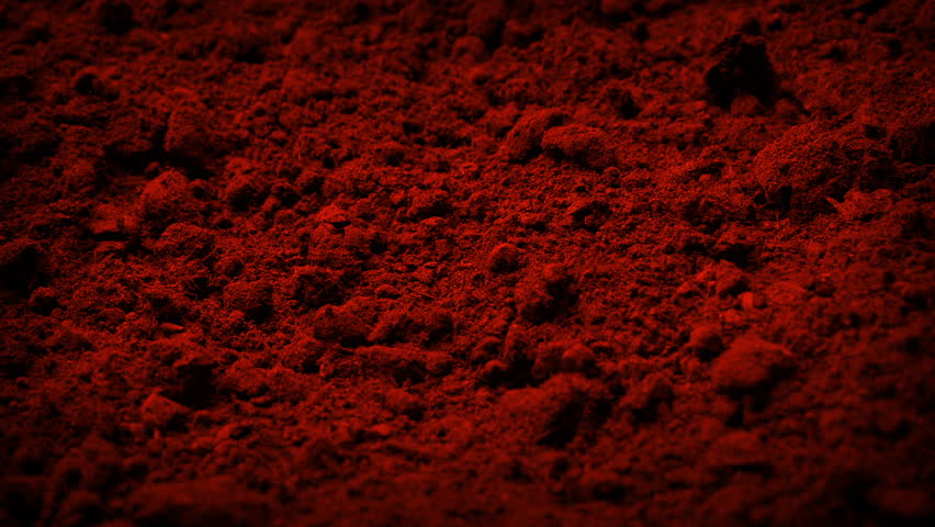 Red Soil Surface, Contaminated Toxic Damaged Land