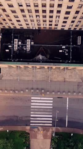 Sunrise Over Buffalo City Background