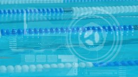 Animation of networks of connections and data processing over blue background. Global business data processing digital interface and technology concept digitally generated video. - Powered by Shutterstock - Get 15% off with code: PIKWIZARD15