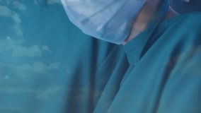 Animation of connections over diverse surgeons. Global medicine, connections, computing and data processing concept digitally generated video. - Powered by Shutterstock - Get 15% off with code: PIKWIZARD15