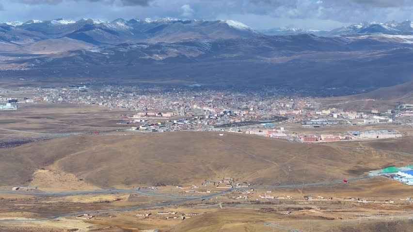 Overlooking Sichuan province Litang County