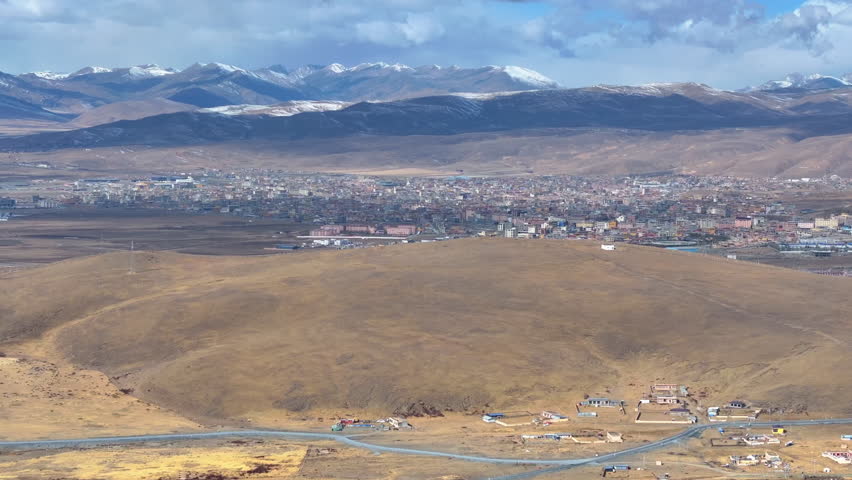Overlooking Sichuan province Litang County