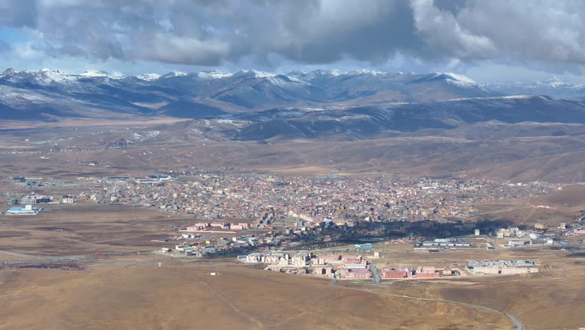 Overlooking Sichuan province Litang County